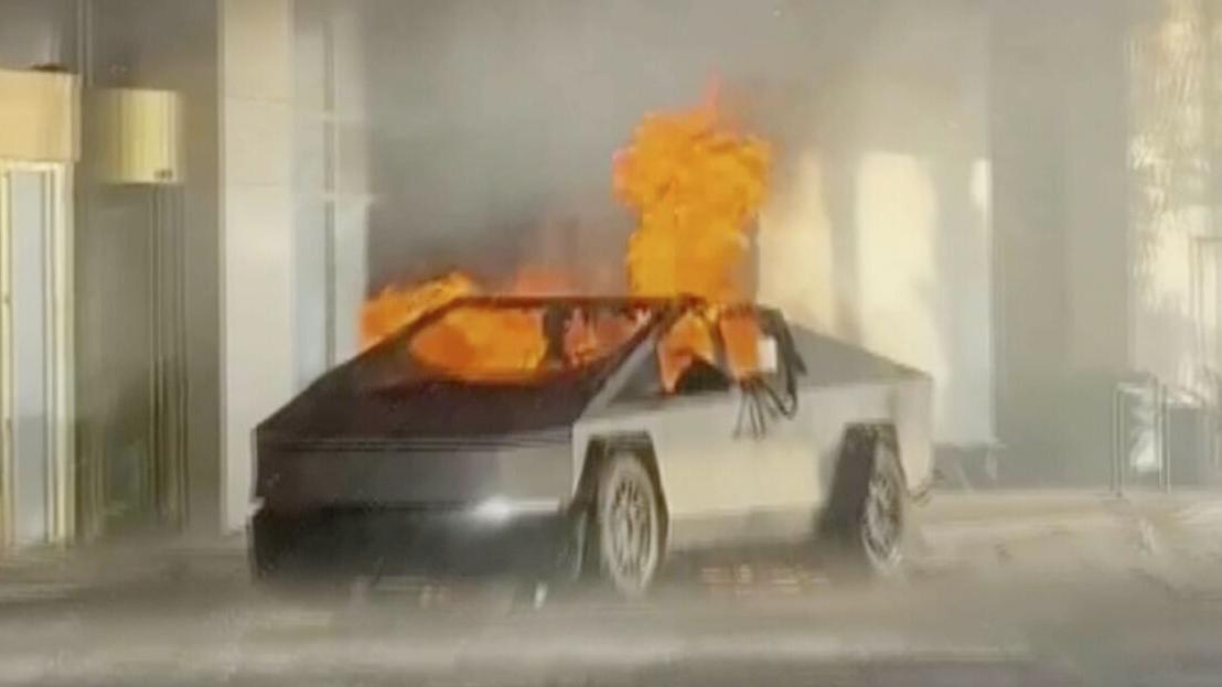 Man shot himself in head before Cybertruck exploded outside Trump's Las Vegas hotel, officials say